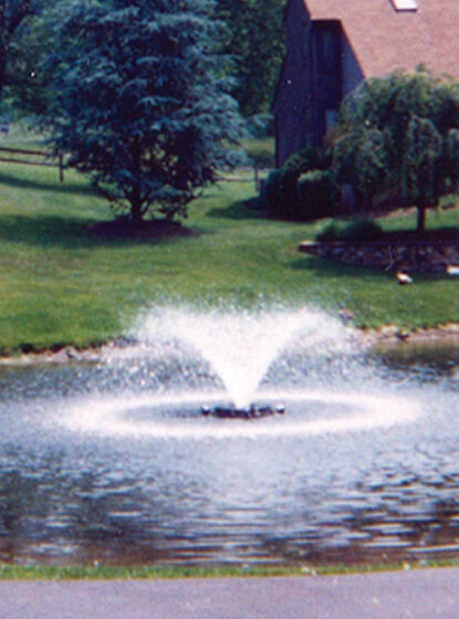 One of Otterbine's Residential Aerating Fountains