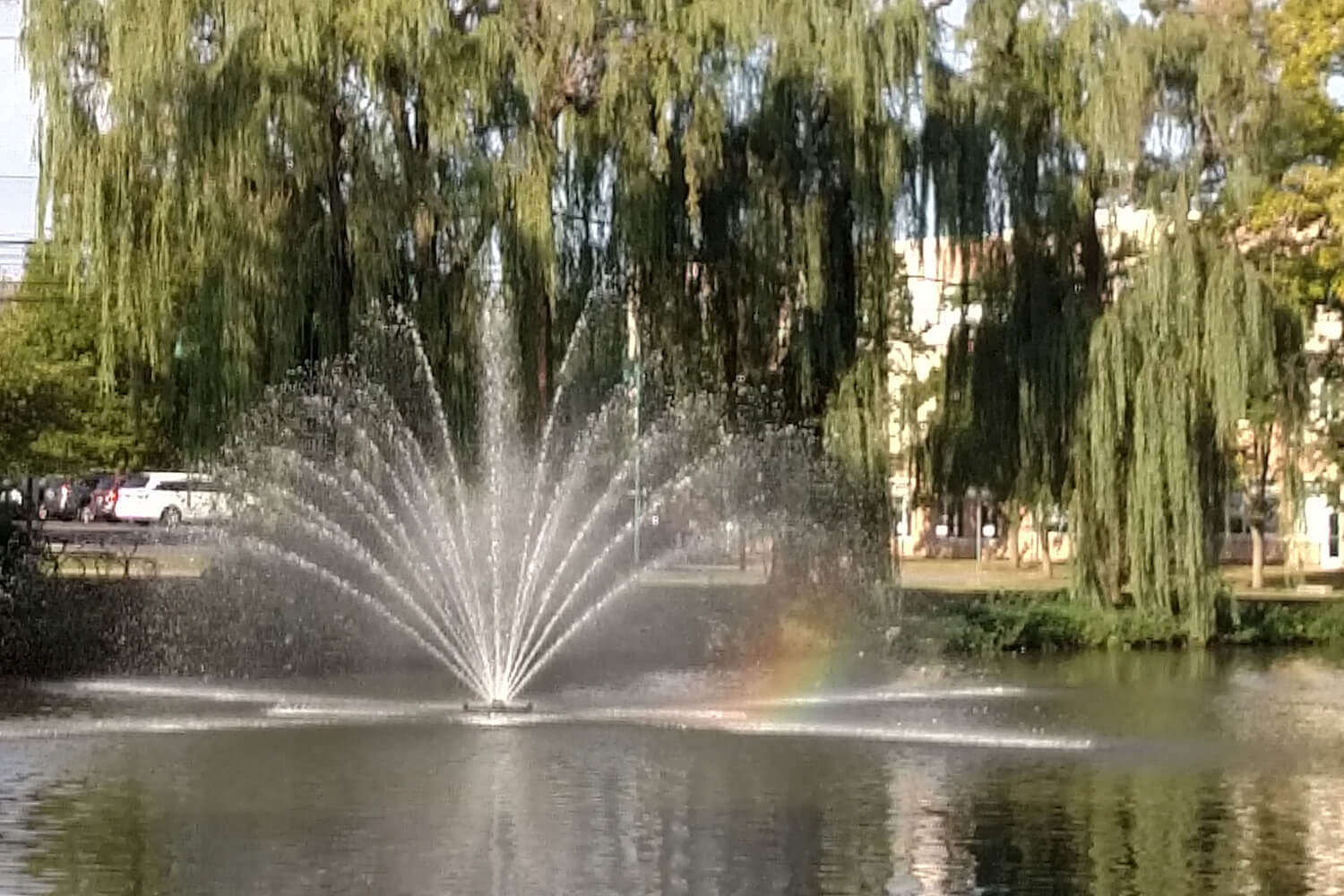 One of Otterbine's Equinox Aerating Fountains