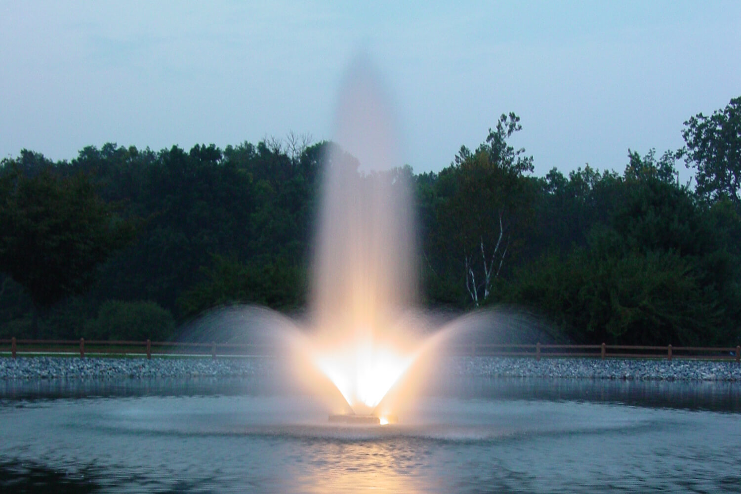 One of Otterbine's Phoenix Aerating Fountains