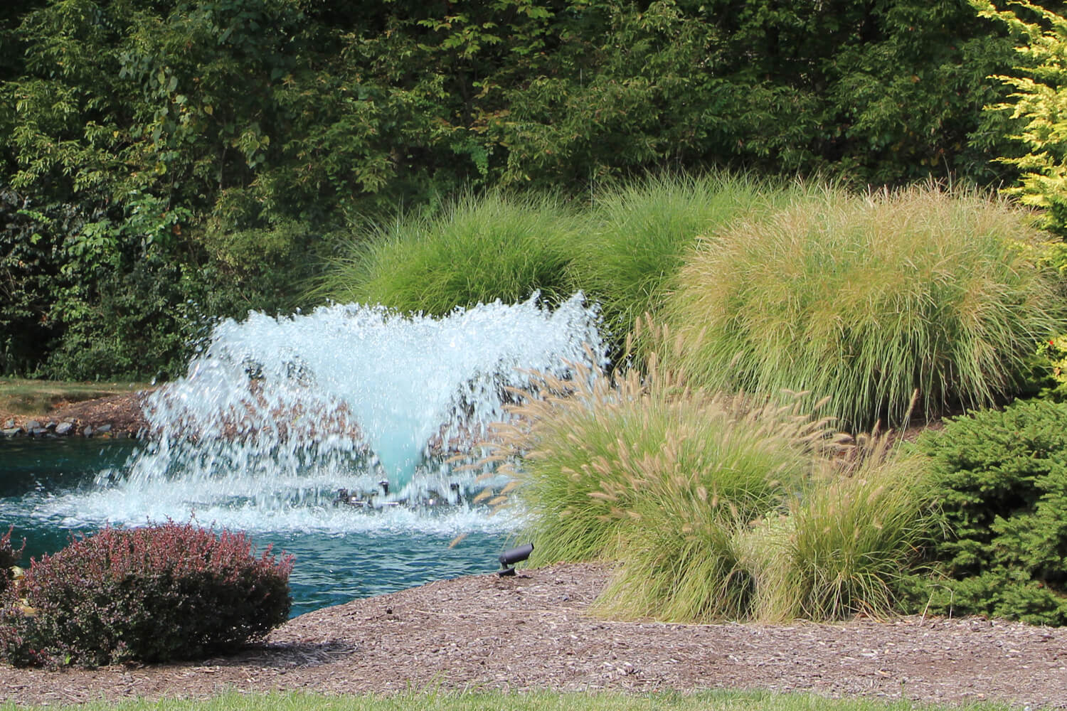 One of Otterbine's Saturn Aerating Fountains