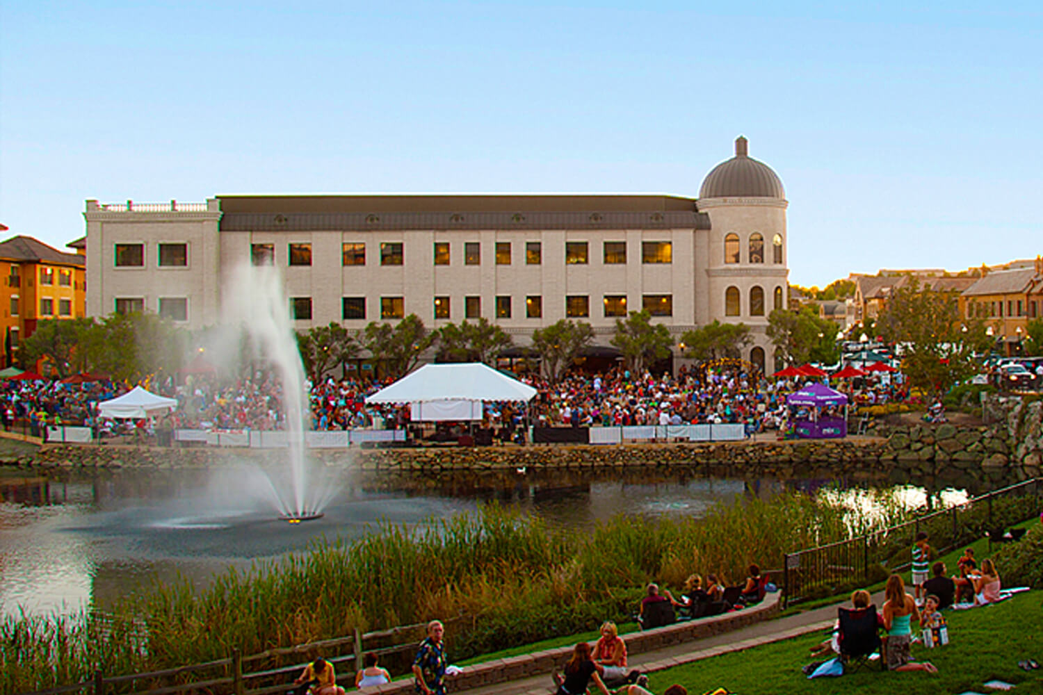 One of Otterbine's Aqua Star Aerating Fountains